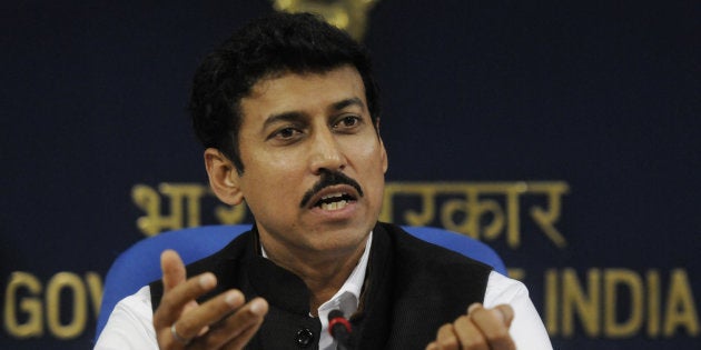 Rajyavardhan Singh Rathore, Union Minister of State for Information and Broadcasting.