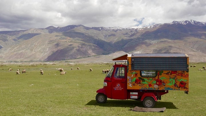 Rabelli's solar tuk-tuk in Turkey.