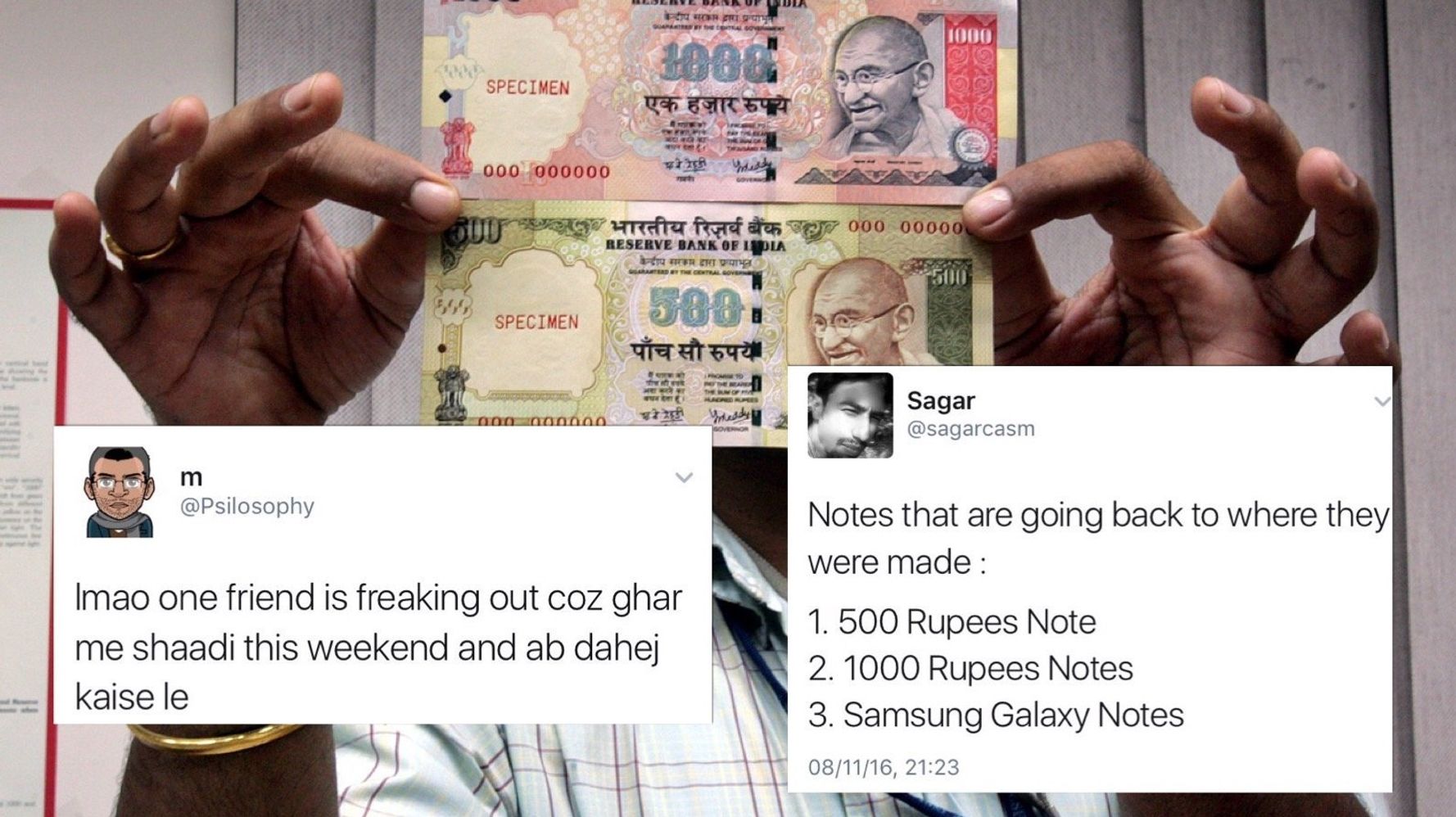 These Hilarious Jokes On ₹500 And ₹1,000 Notes Will Calm You Down In Case  You Are Freaking Out | HuffPost Entertainment