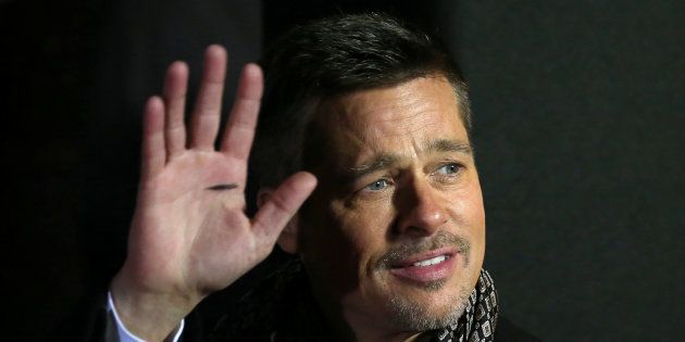 Actor Brad Pitt arrives at the premiere of the film