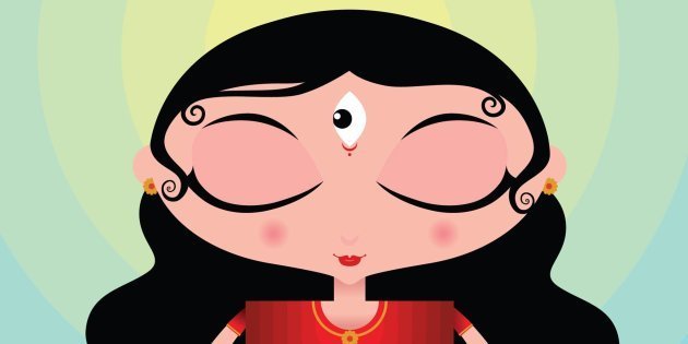 easy drawing of durga maa for kids - Clip Art Library