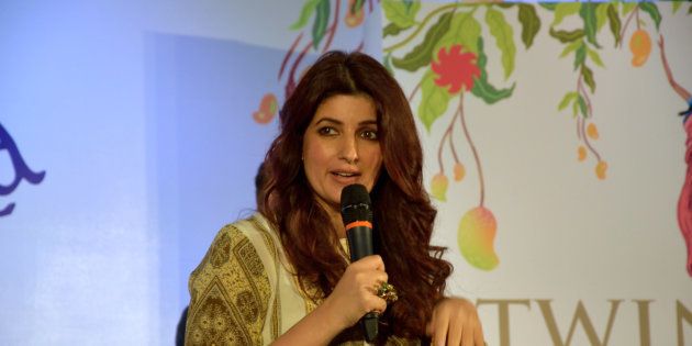 Twinkle Khanna at the launch of her second book, The Legend of Lakshmi Prasad, published by Juggernaut Books.