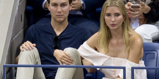 NEW YORK, NY - SEPTEMBER 11: Jared Kushner and Ivanka Trump seen at USTA Billie Jean King National Tennis Center on September 11, 2016 in the Queens borough of New York City. (Photo by Team GT/GC Images)