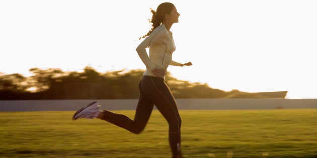 Woman running