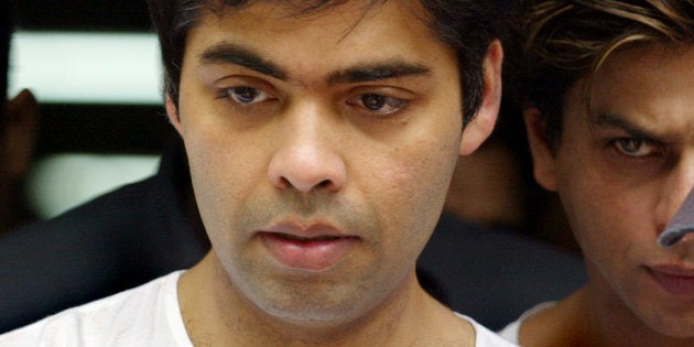 Bollywood film director Karan Johar in Mumbai, June 27, 2004.