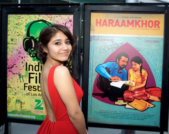 Actor Shweta Tripathi attends the 13th Annual Indian Film Festival Of Los Angeles - Opening Night Screening Of 'Haraamkhor' at ArcLight Hollywood on April 8, 2015 in Hollywood, California.(Photo by Unique Nicole/WireImage)