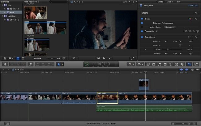 Editing is fun, in fact, that's where a film gets made...