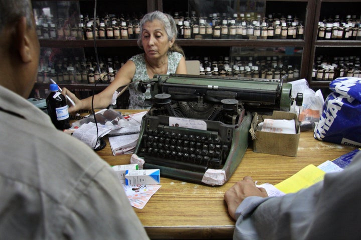 The Parsi Homeopathic Pharmacy at Dhobi Talao in Mumbai.