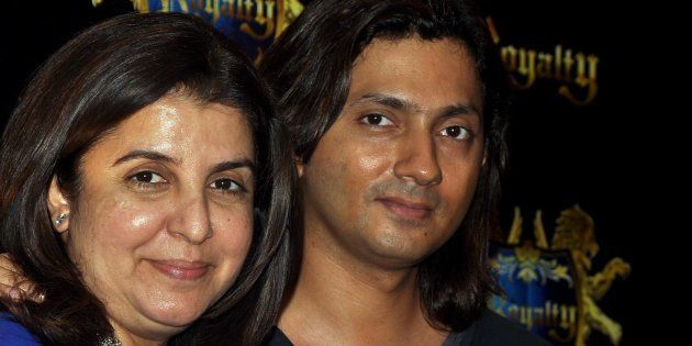 File photo of filmmaker and choreographer Farah Khan with husband Shirish Kunder.