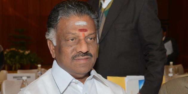 Tamil Nadu Chief Minister O Panneerselvam.
