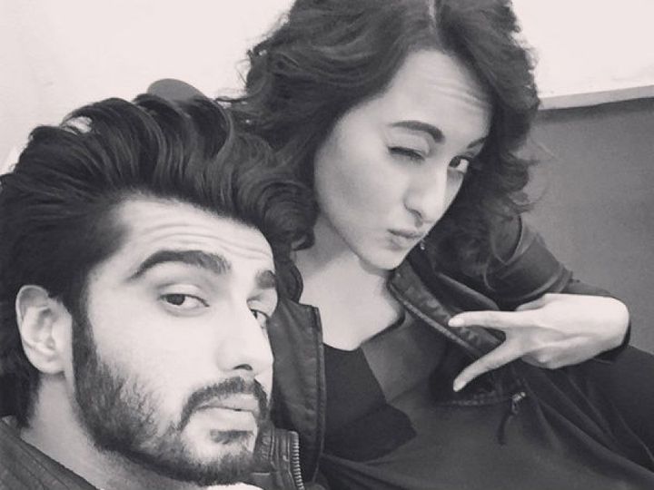 Arjun Kapoor with Sonakshi Sinha, who he was rumoured to be dating.