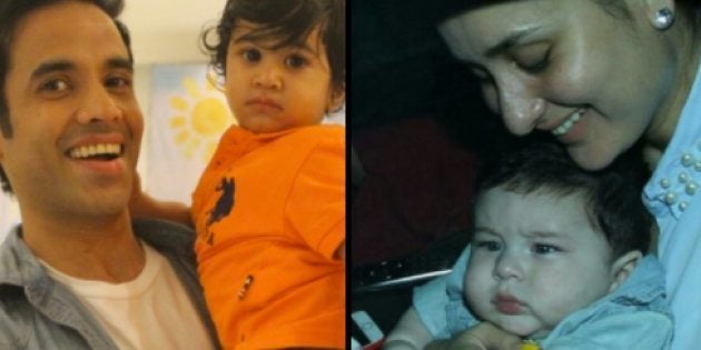 Tusshar Kapoor's Son, Laksshya, Celebrated His 1st B'Day With Fellow Toddler Taimur Ali