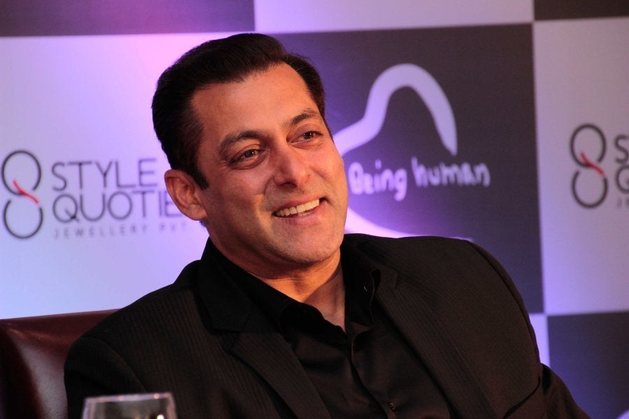 Salman Khan during the launch of Being Human Jewellery at Hotel Shangri-La, on September 30, 2016 in New Delhi.