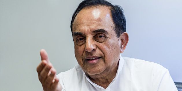 Subramanian Swamy, member of India's parliament for the Bharatiya Janata Party (BJP), speaks during an interview in New Delhi, India, on Friday, May 20, 2016.