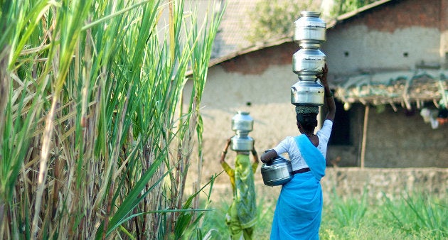 Most rural women still bathe in the open but fetch water to their homes so that their daughters can bathe comfortably
