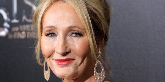 Author J.K. Rowling attends the premiere of