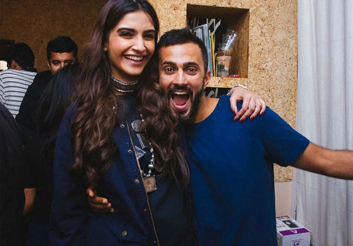 Sonam Kapoor with beau Anand Ahuja.