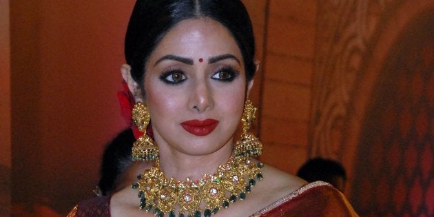 Indian Bollywood actress Sridevi attends the 'Zee Cine Awards 2018' ceremony in Mumbai on December 19,...