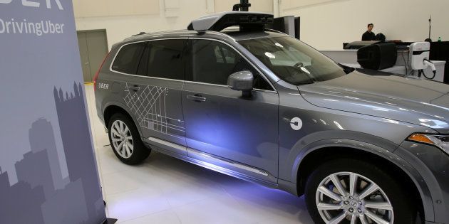 Uber's Volvo XC90 self driving car is shown during a demonstration of self-driving automotive technology in Pittsburgh, Pennsylvania, U.S. September 13, 2016. REUTERS/Aaron Josefczyk