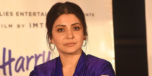 Indian Actress Anushka Sharma at the press conferences at the Film director Imtiaz Ali upcoming film Jab Harry Met Sejal promotion on August 05,2017 in Kolkata,India. (Photo by Debajyoti Chakraborty/NurPhoto via Getty Images)