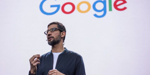 Sundar Pichai, chief executive officer of Google Inc.,