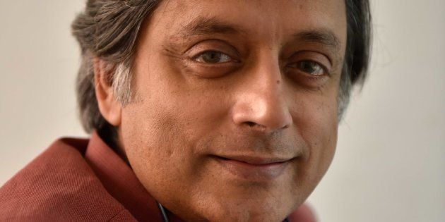 Congress MP Shashi Tharoor poses at the Jaipur Literature Fest 2017, on January 19, 2017 in Jaipur, India.