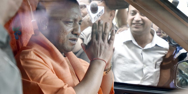 With Yogi As Cm Anti Romeo Squads Out In Full Force In Meerut Huffpost Null