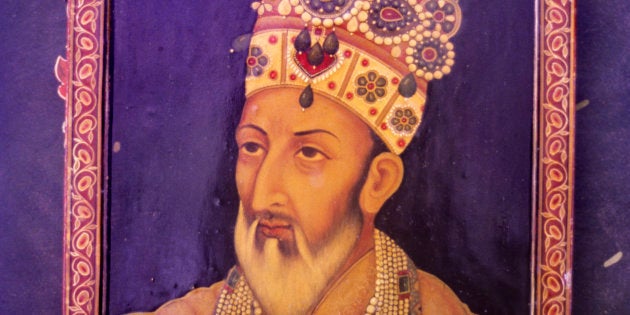 Miniature of Bahadur Shah Zafar.