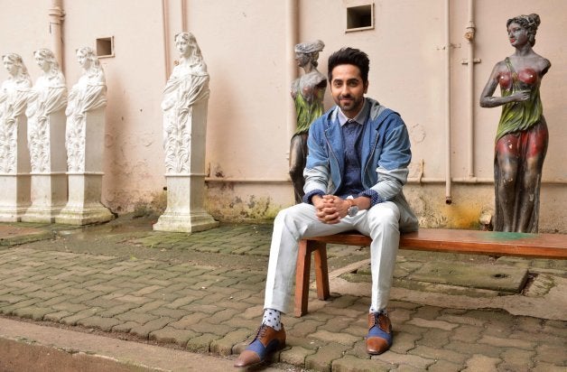 MUMBAI, INDIA JULY 27: Ayushmann Khurrana during Kriti's birthday celebration in Mumbai.(Photo by Milind Shelte/India Today Group/Getty Images)