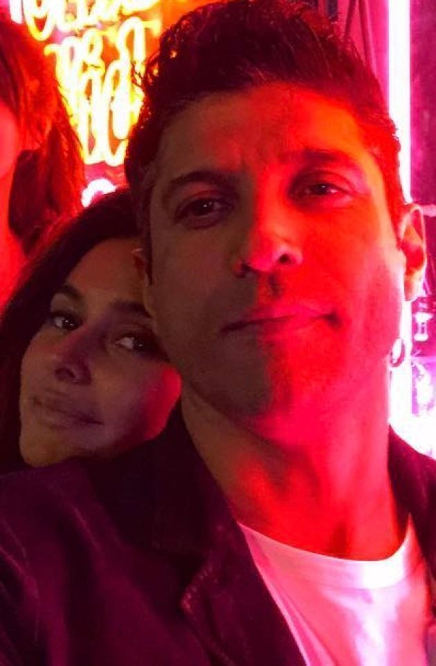 Farhan Akhtar with ShibanI Dandekar