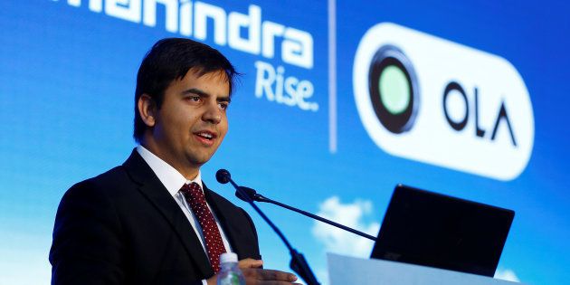Bhavish Aggarwal, CEO and co-founder of Ola, an app-based cab service provider