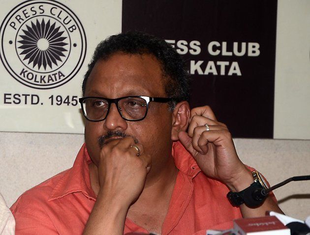 Journalist Matthew Samuel of Narada News during the press conference on Narada sting operation at in Kolkata, India on Friday, 22nd April , 2016.