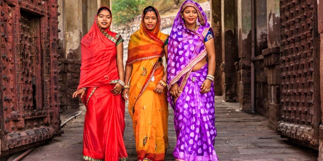 There Are Over A Hundred Ways To Drape Saris But This One Became