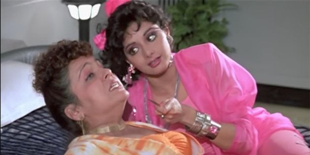 Still from 'Chaalbaaz'.