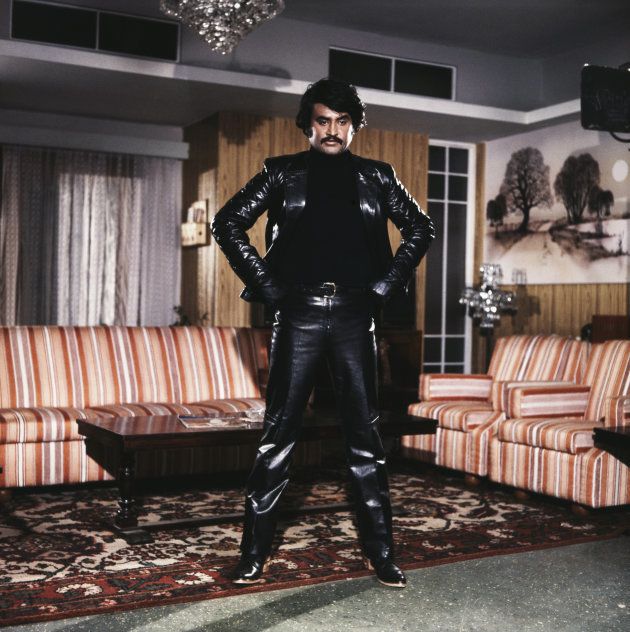 1980, Portrait of Indian film actor Rajinikanth. (Photo by Dinodia Photos/Getty Images)