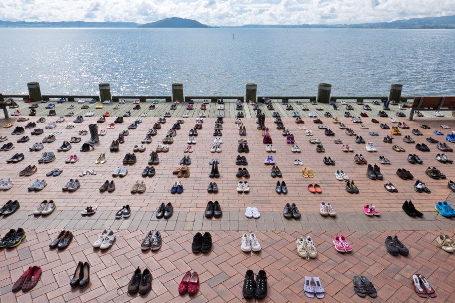 The Shoe Project was designed to bring awareness to the fact that suicide can affect anyone, from any walk of life.