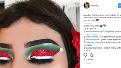 Get Into The Santa Hat Trend Makeup Lovers Are Raving
