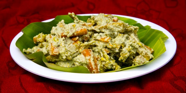 Aviyal is a vegetarian dish from Kerala.