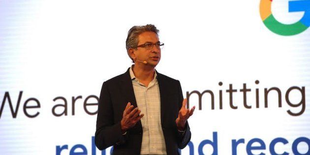 Rajan Anandan, Google’s vice-president for South East Asia and India, speaking at Google For India in Delhi.