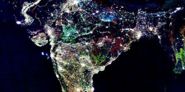 This photo, which is routinely circulated on Diwali, is described as a picture of India from space taken by NASA during the festival of lights. It's probably been shared millions of times, but it's actually a composite image, not a satellite photo on Diwali.