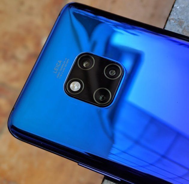 The phone has a very unusual camera layout and a striking color.