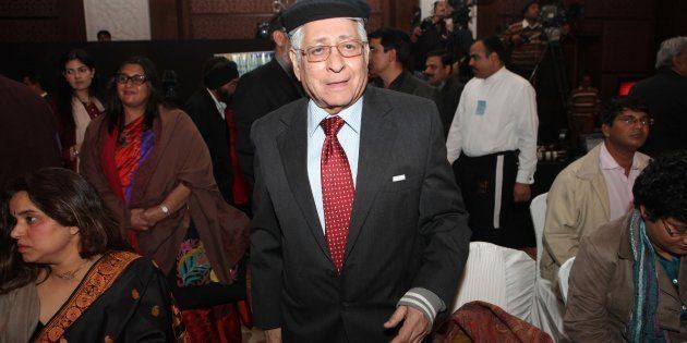 File photo of former solicitor general of India Soli Sorabjee.