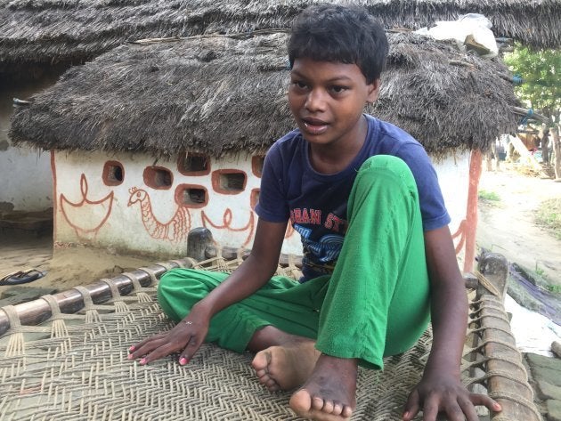 Rinki at her home in Gorakhpur.