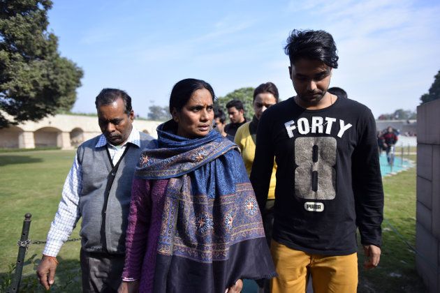 Mother and father of Nirbhaya, the victim of a fatal gang-rape in a moving bus on December 16, 2012.
