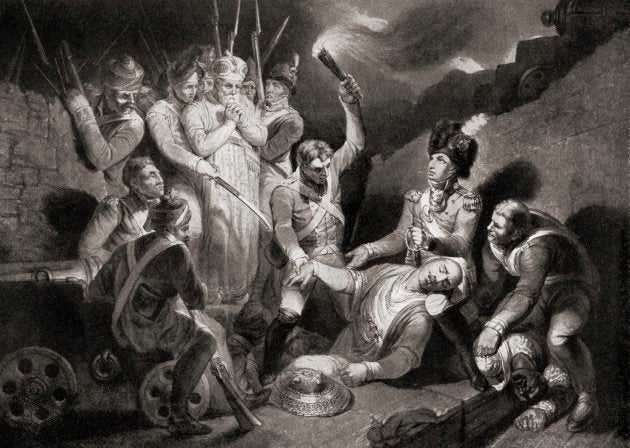 Discovery of the body of Tipu Sahib at Seringapatam, 1799.