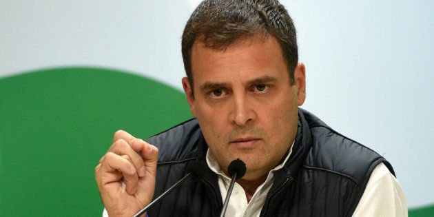 Congress President Rahul Gandhi during a press conference after the party's win in the Assembly Elections of Rajasthan, Chhattisgarh, at the party headquarters, on 11 December , 2018 in New Delhi, India.