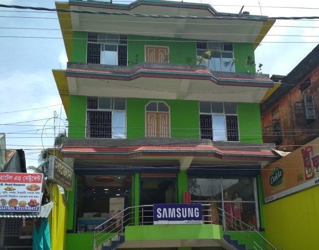 A view of the shopping complex rented for four Foreigners Tribunals in Barpeta