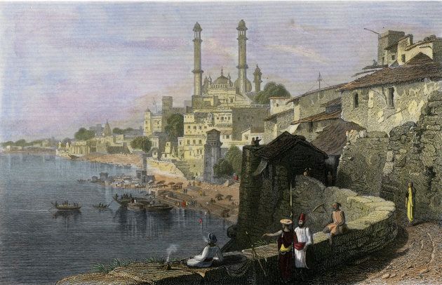 Aurangzeb's Mosque at Benares, India, 19th century.