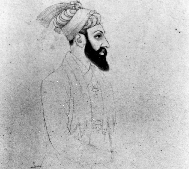 Portrait of Aurangzeb, last of the great Mughal emperors of India.