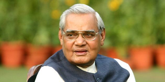 Atal Bihari Vajpayee, former prime minister of India in a file photo.